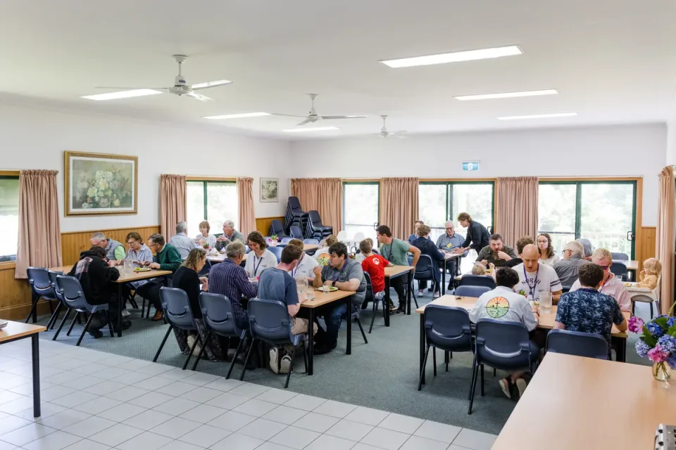 Belgrave Heights Convention Lodge dining room